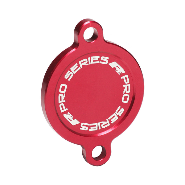 RFX Oil Filter Cover Red Ktm/Husq/Gas FXFC 50200 99RD