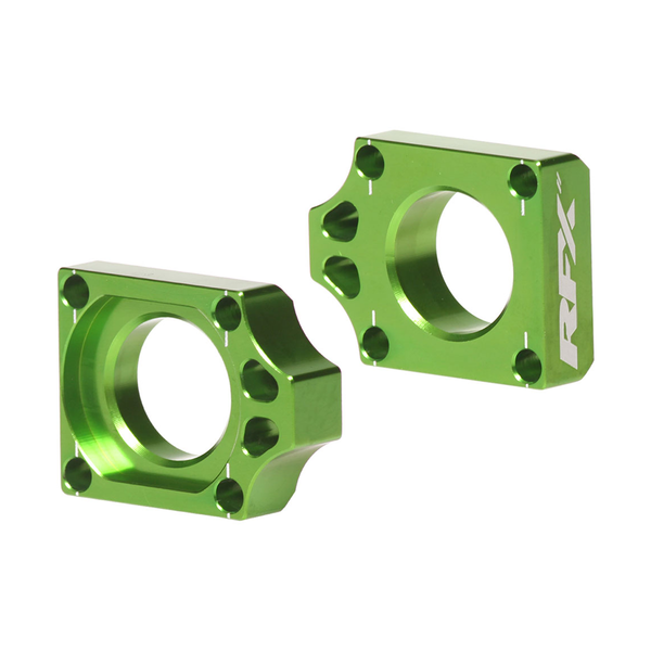RFX Rear Axle Blocks Green Kaw FXAB 20100 99GN