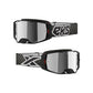 Lucid Goggle Black/White W/Silver Mirror