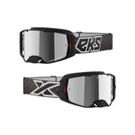 Lucid Goggle Black/White W/Silver Mirror