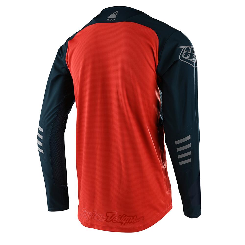 Troy Lee Scout SE Jersey; Systems Marine/Orange - XL