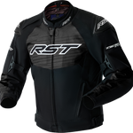 RST Tractech Evo D3O CE Textile Jacket - Black/White - 2XL