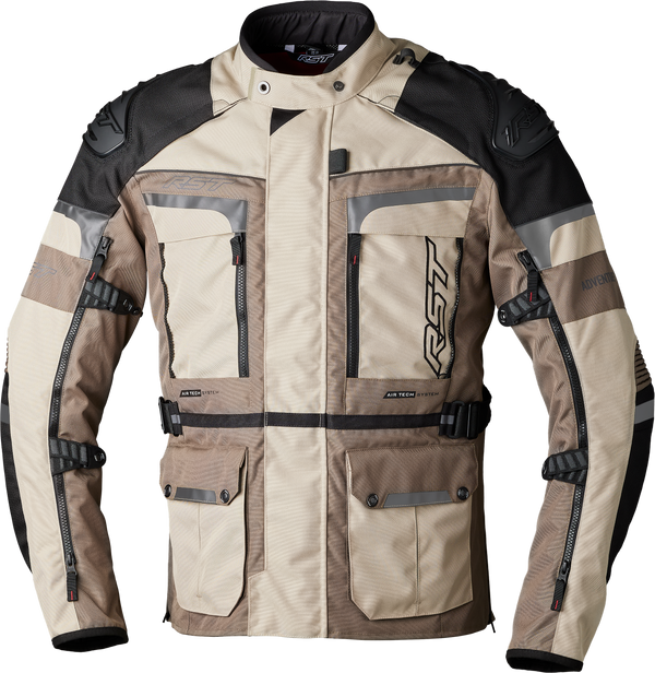 RST Pro Series Adventure X CE Textile Jacket - Sand/Brown - M