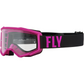 Fly Racing Youth Focus Goggle Pink/Black - Clear Lens | Eyewear