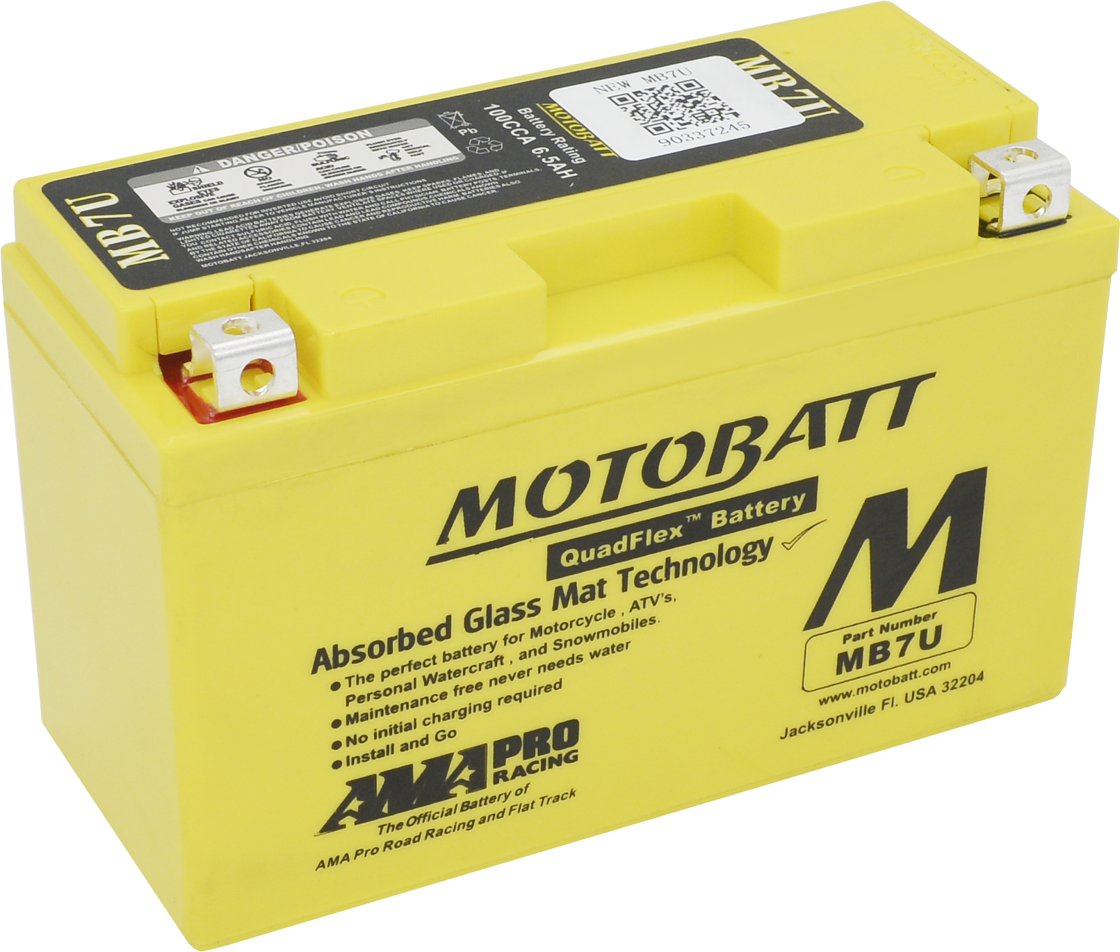 Battery Mb7u Sealed Factory Activated