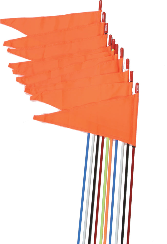 Safety Flags Stud Mount Blue 7' 10/Pk