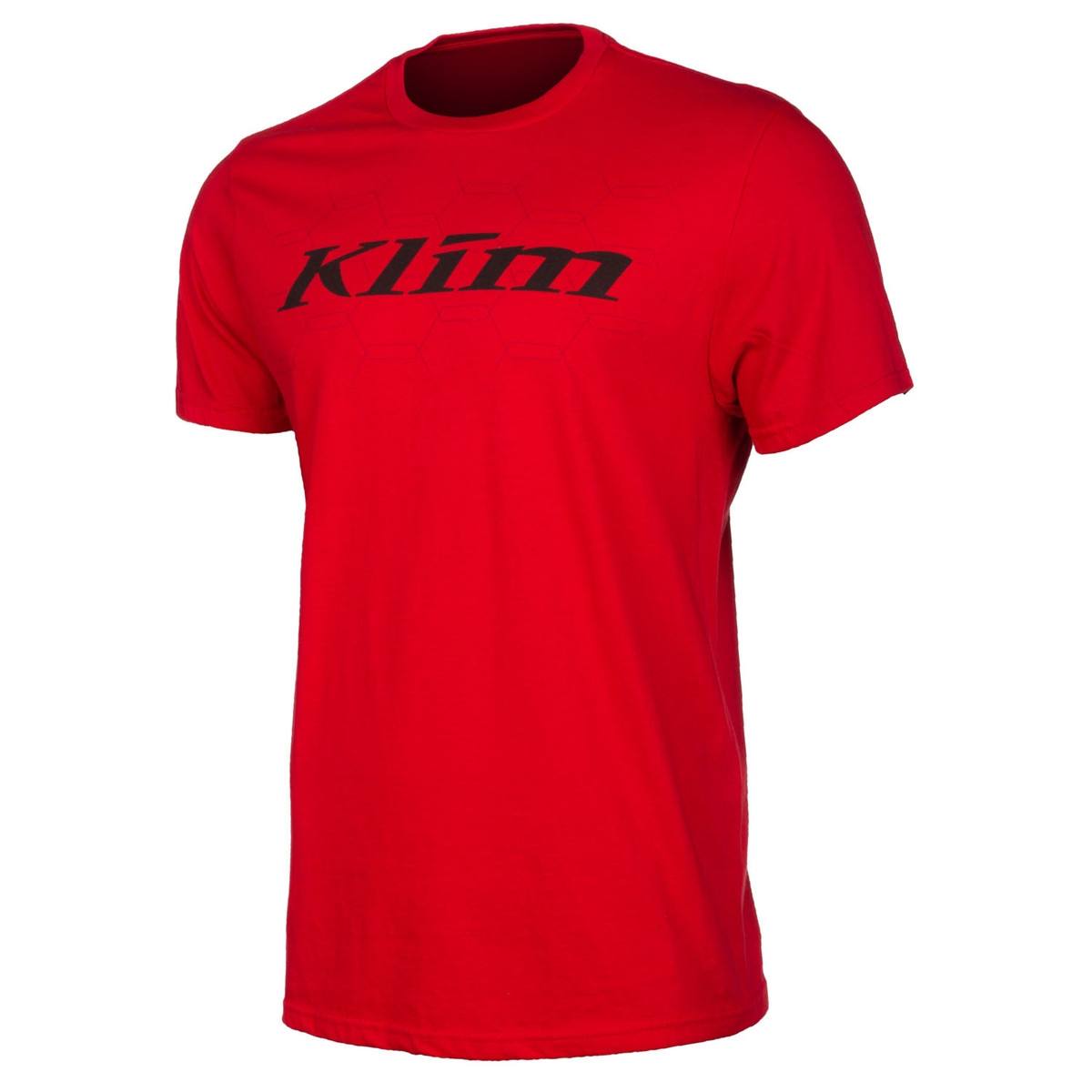 Klim Hexad SS Tee Red/Asphalt - Small