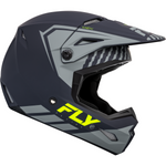 Fly Racing Kinetic Menace Helmet Matte Grey/Hi-Vis LG
