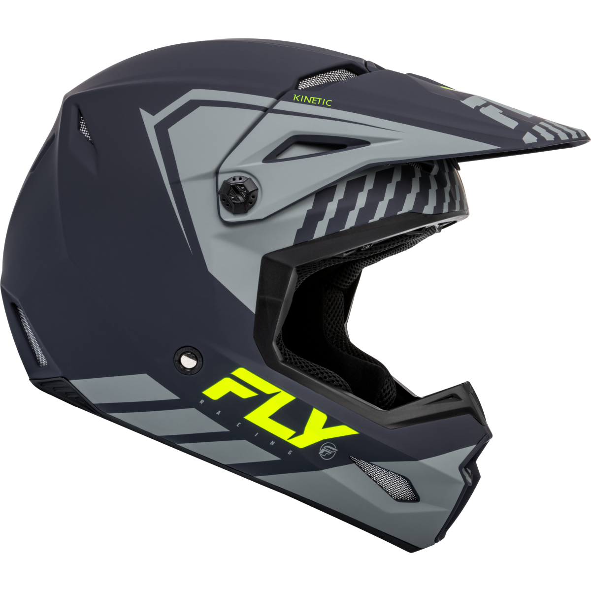 Fly Racing Menace Helmet Matte Grey/Hi-Vis SM