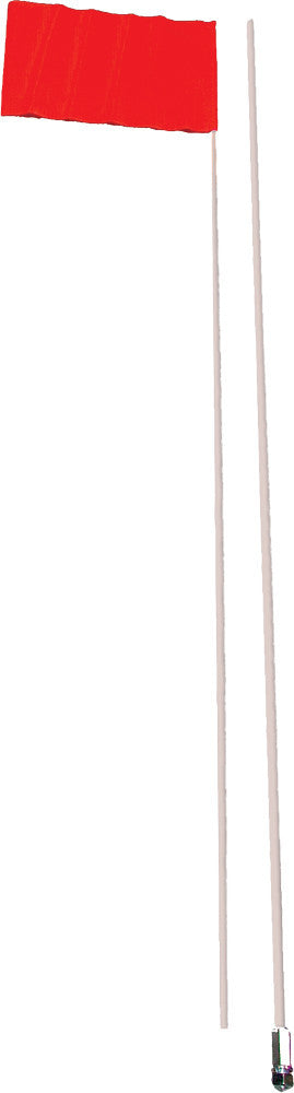 Safety Flag 6ft Ea. 2pc  12"X18" Flag