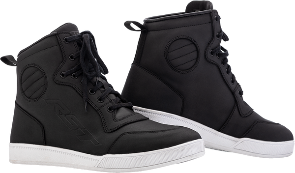 RST Women's Hitop Moto CE Boot Waterproof - Black - US 10