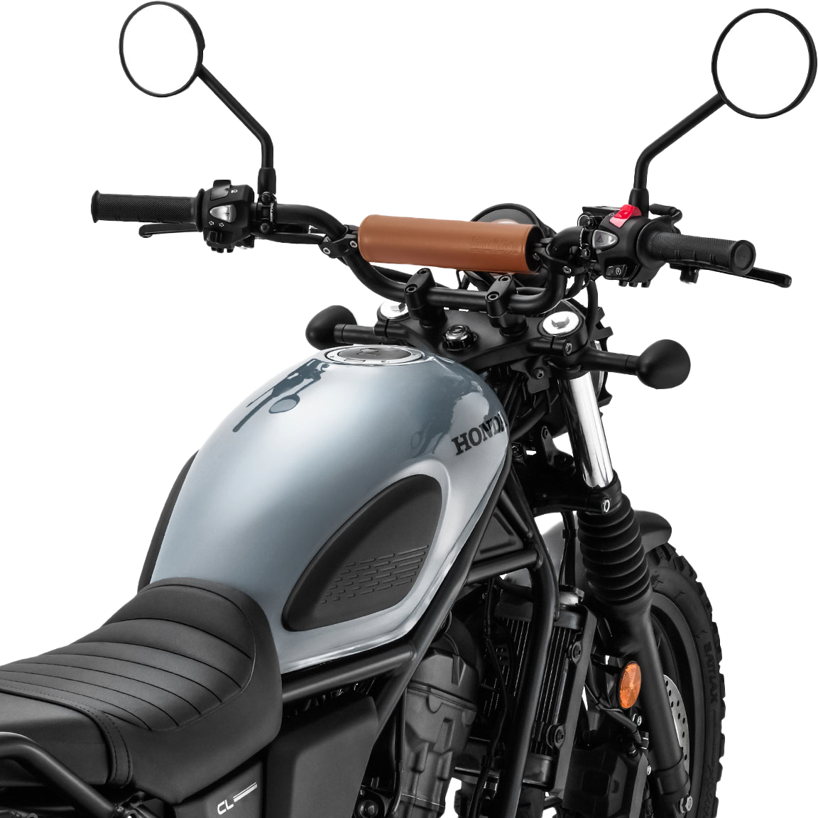 Handlebar Bar Pad Set 200mm Brown Pad W/220mm Brace