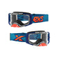 Lucid Goggle Cyan/Flo Orange W/Clear Lens