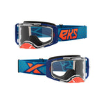 Lucid Goggle Cyan/Flo Orange W/Clear Lens