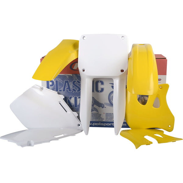 Polisport Body Kit - OEM Yellow/White - RM 125/250 90093