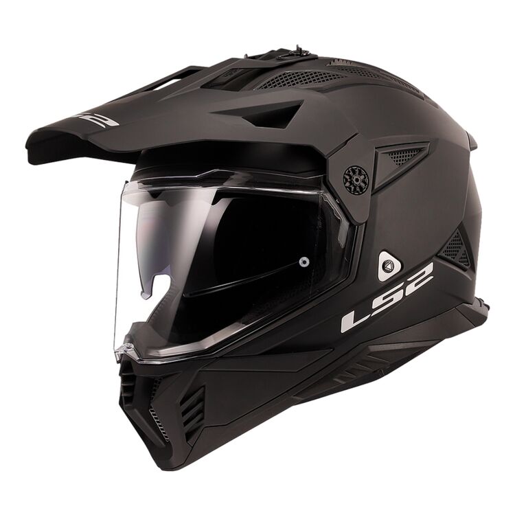 LS2 Blaze II Solid Adventure Motorcycle Helmet  W/ SunShield
