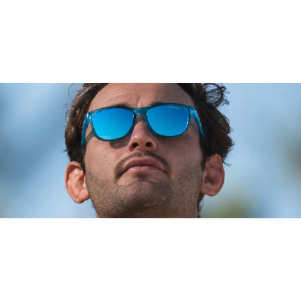 Tifosi Optics Swank Crystal Sky Blue Smoke Bright Blue  Mirror Sunglasses