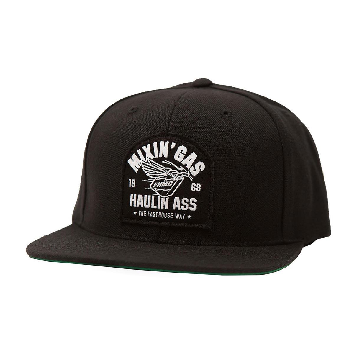 Fasthouse Mixin Gas Hat Black One Size