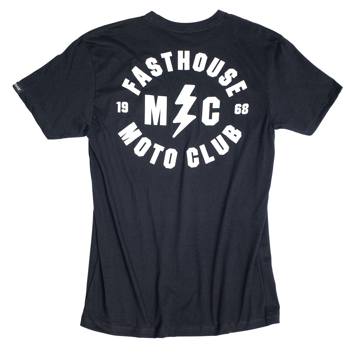 Fasthouse Moto Club Tee Medium Black