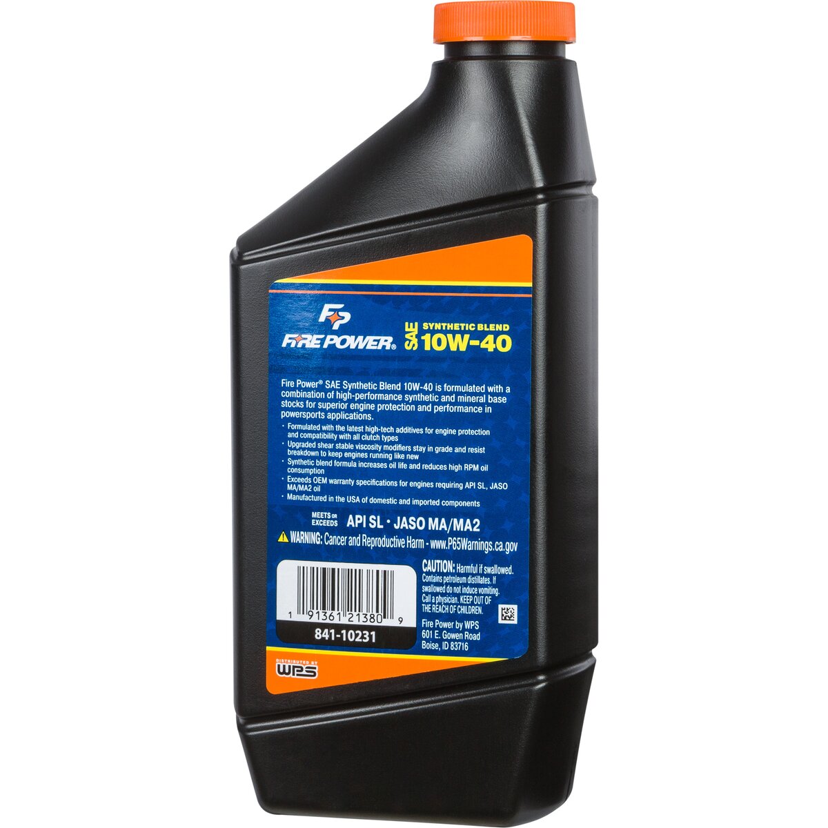 Fire Power Synthetic Blend 4-Stroke Oil 10W-40 Qt