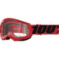 STRATA 2 YOUTH GOGGLE RED - CLEAR LENS