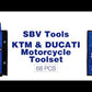 SBV Tools Motorcycle Tool Set - KTM & DUCATI