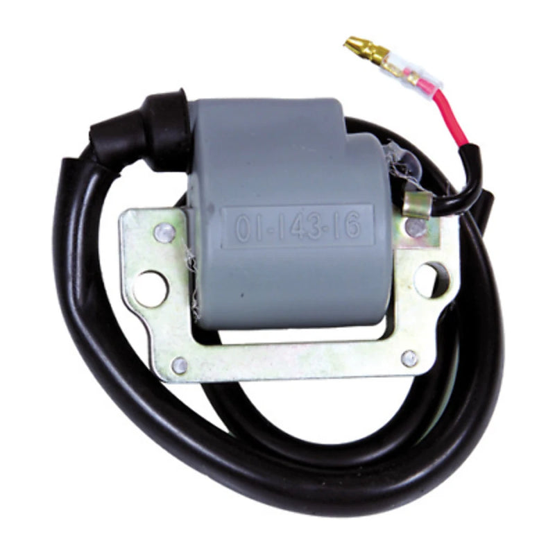 Electrical component with wires on a white background