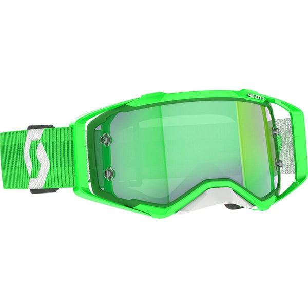 Scott Prospect Goggle Grn / White Green Chrome Works
