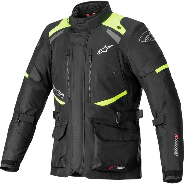 Alpinestars Andes V3 Drystar Jacket Black Yellow Fluo XL