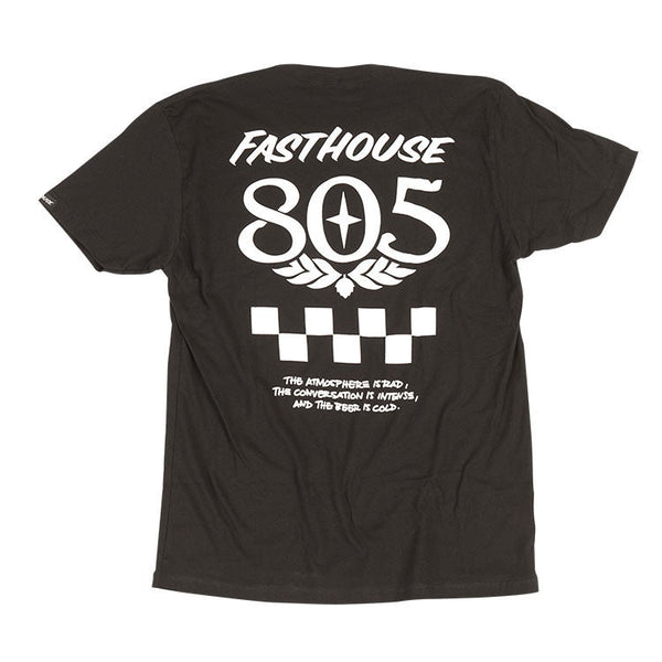 Fasthouse 805: Atmosphere Tee SS, Black 2XL