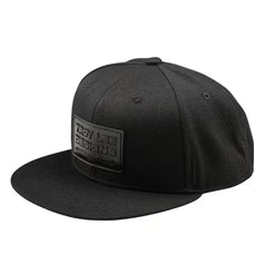 Troy Lee Flat Bill Snapback Factory Black Osfa